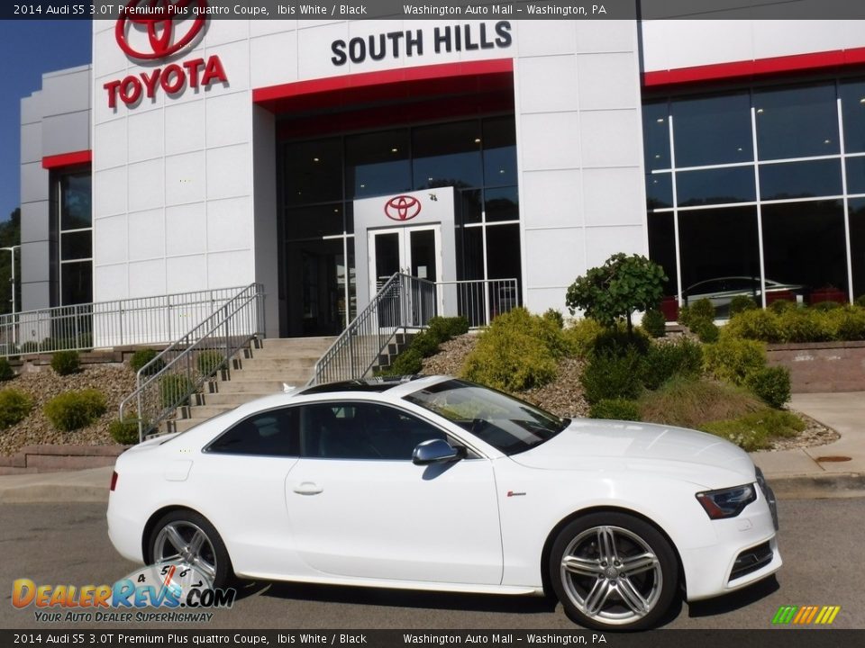 2014 Audi S5 3.0T Premium Plus quattro Coupe Ibis White / Black Photo #2