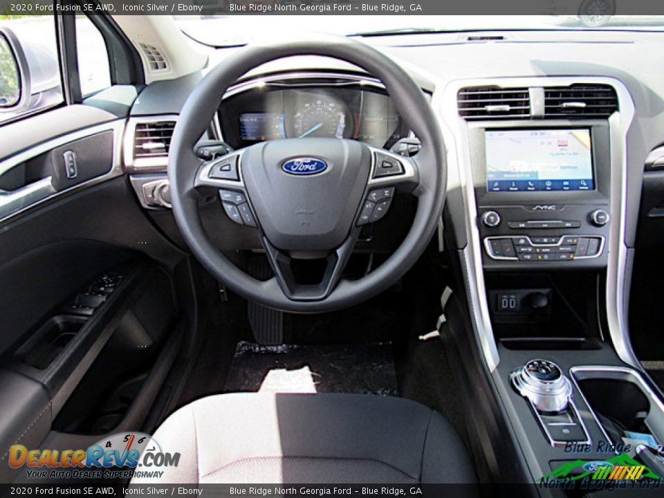 2020 Ford Fusion SE AWD Iconic Silver / Ebony Photo #15