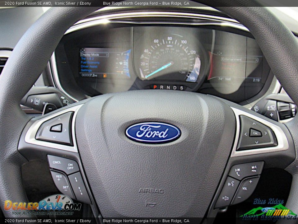 2020 Ford Fusion SE AWD Iconic Silver / Ebony Photo #17