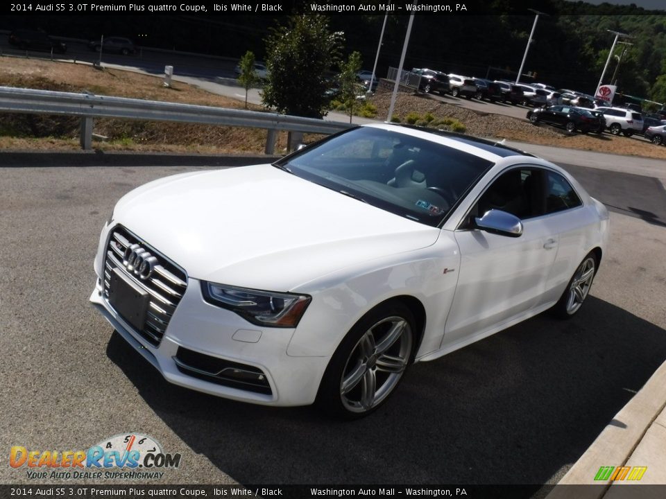 2014 Audi S5 3.0T Premium Plus quattro Coupe Ibis White / Black Photo #12
