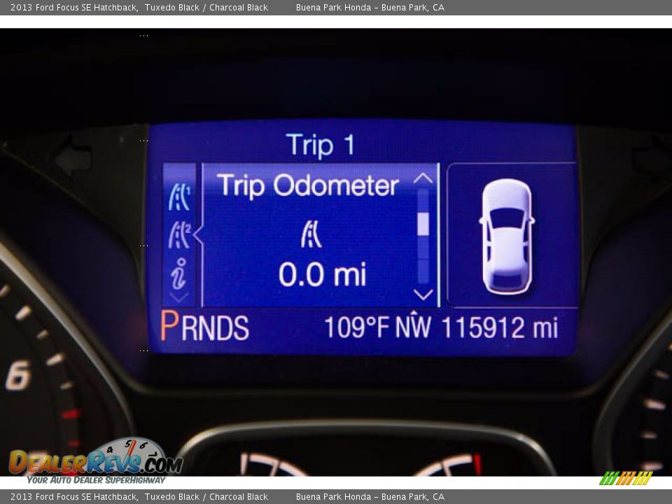 2013 Ford Focus SE Hatchback Tuxedo Black / Charcoal Black Photo #6