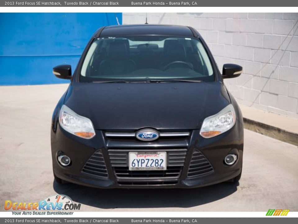 2013 Ford Focus SE Hatchback Tuxedo Black / Charcoal Black Photo #7