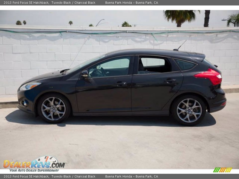 2013 Ford Focus SE Hatchback Tuxedo Black / Charcoal Black Photo #8