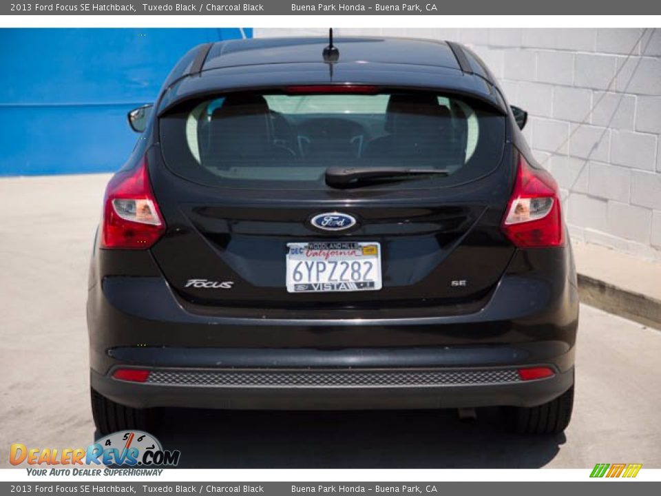 2013 Ford Focus SE Hatchback Tuxedo Black / Charcoal Black Photo #9