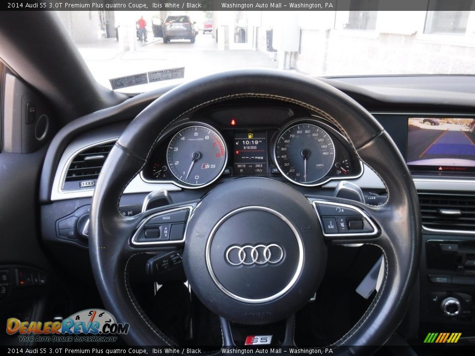 2014 Audi S5 3.0T Premium Plus quattro Coupe Ibis White / Black Photo #24