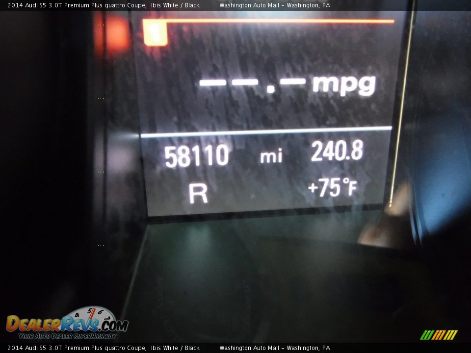 2014 Audi S5 3.0T Premium Plus quattro Coupe Ibis White / Black Photo #28
