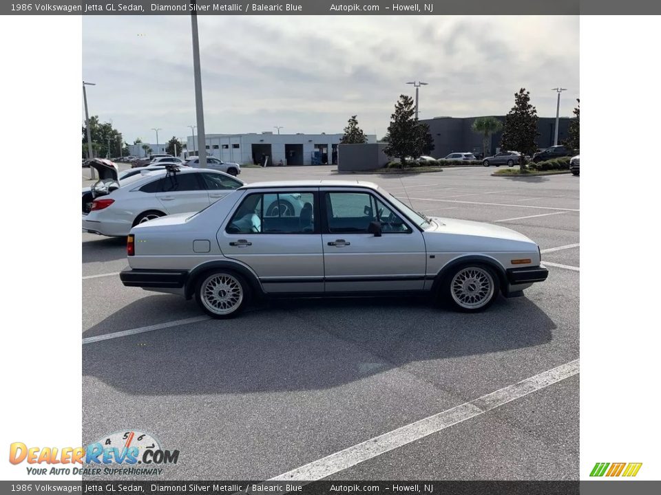 Diamond Silver Metallic 1986 Volkswagen Jetta GL Sedan Photo #6