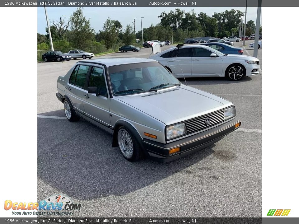 Diamond Silver Metallic 1986 Volkswagen Jetta GL Sedan Photo #7