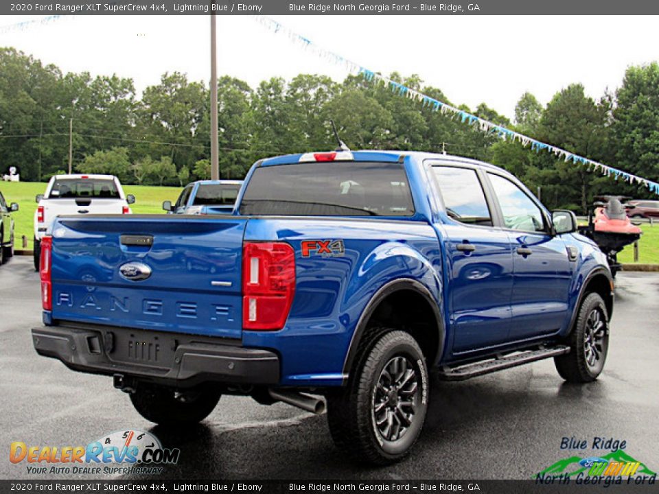 2020 Ford Ranger XLT SuperCrew 4x4 Lightning Blue / Ebony Photo #5