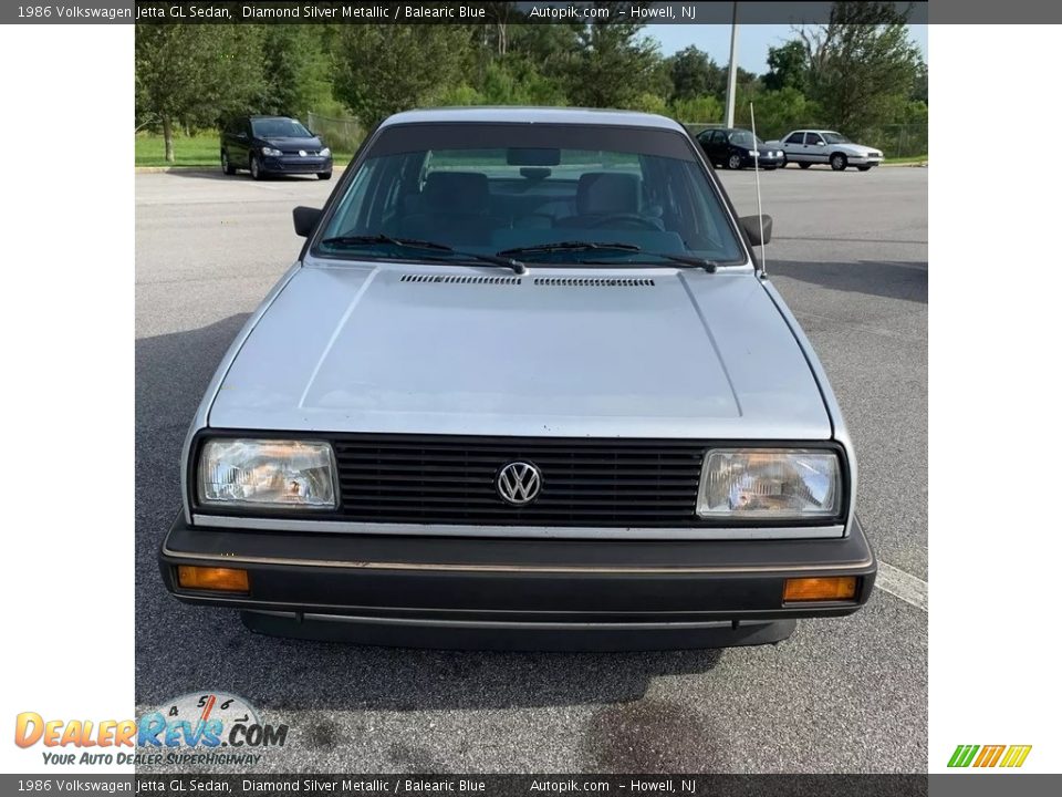 Diamond Silver Metallic 1986 Volkswagen Jetta GL Sedan Photo #8