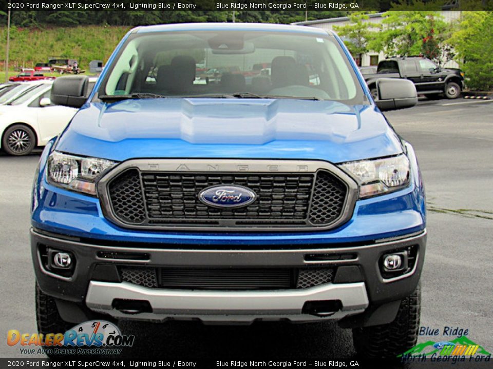 2020 Ford Ranger XLT SuperCrew 4x4 Lightning Blue / Ebony Photo #8