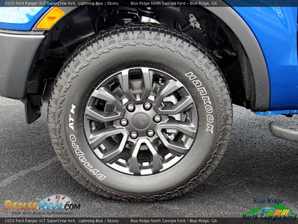 2020 Ford Ranger XLT SuperCrew 4x4 Lightning Blue / Ebony Photo #9