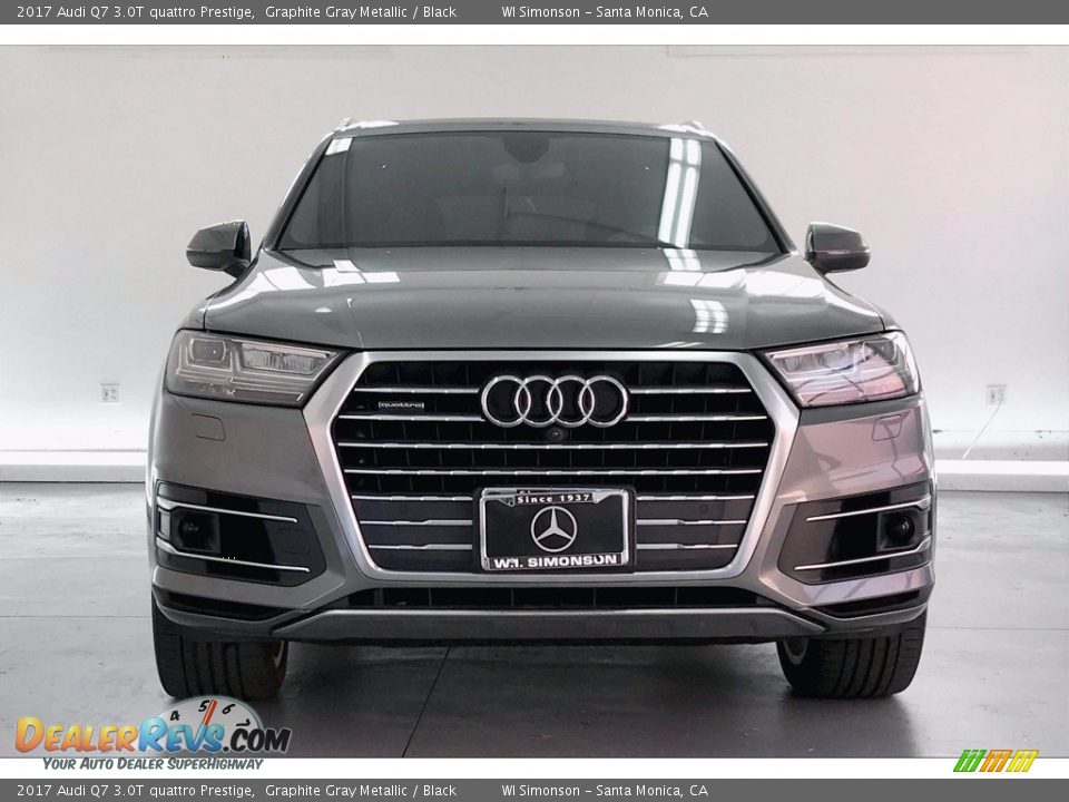 2017 Audi Q7 3.0T quattro Prestige Graphite Gray Metallic / Black Photo #2