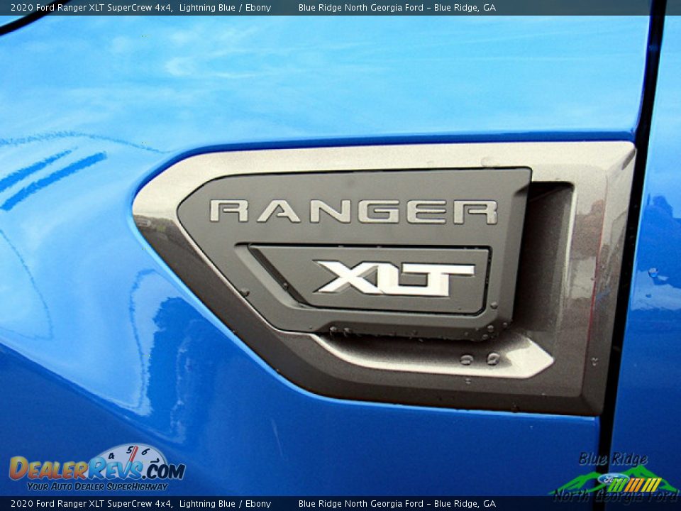 2020 Ford Ranger XLT SuperCrew 4x4 Lightning Blue / Ebony Photo #24