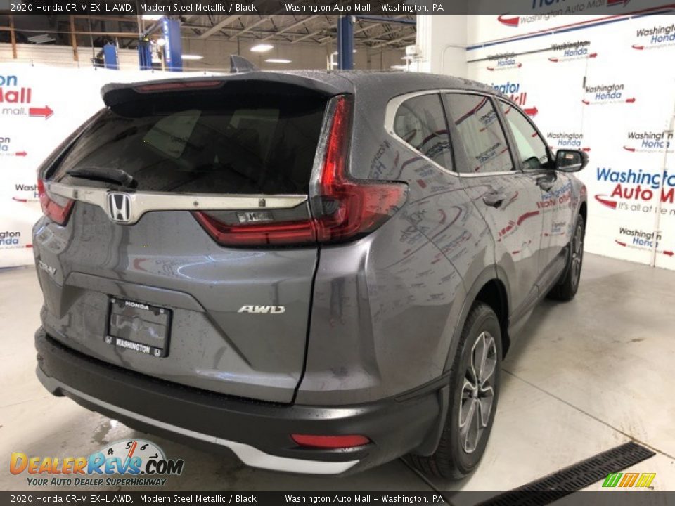 2020 Honda CR-V EX-L AWD Modern Steel Metallic / Black Photo #3