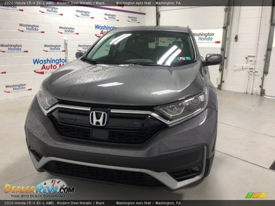 2020 Honda CR-V EX-L AWD Modern Steel Metallic / Black Photo #5