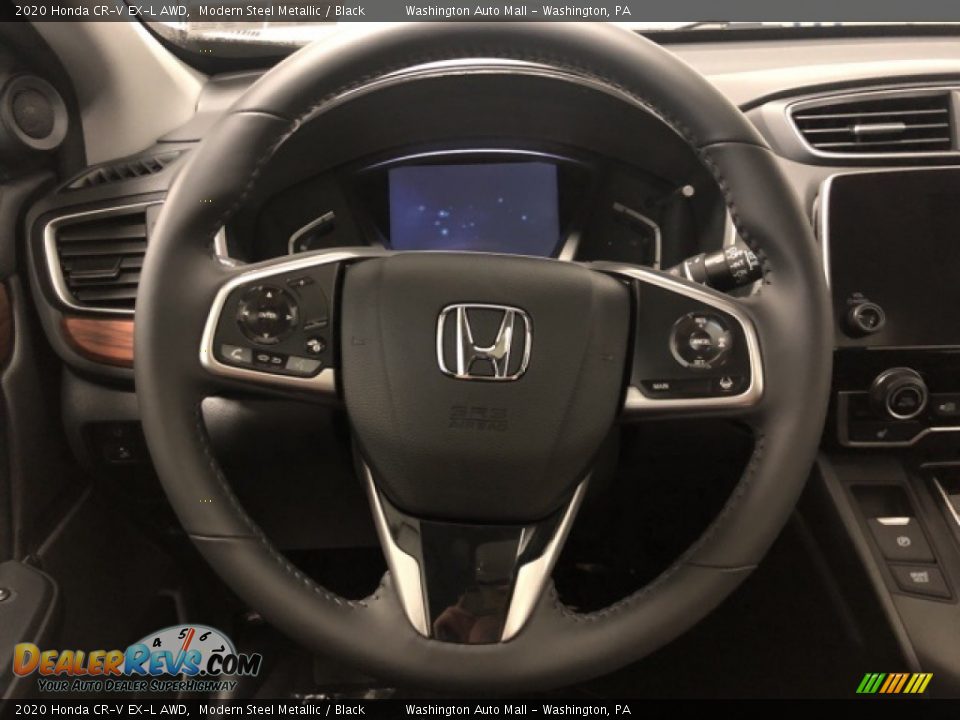 2020 Honda CR-V EX-L AWD Modern Steel Metallic / Black Photo #10