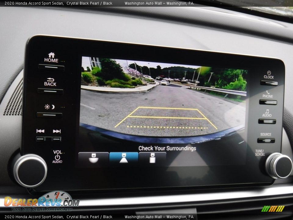 2020 Honda Accord Sport Sedan Crystal Black Pearl / Black Photo #4