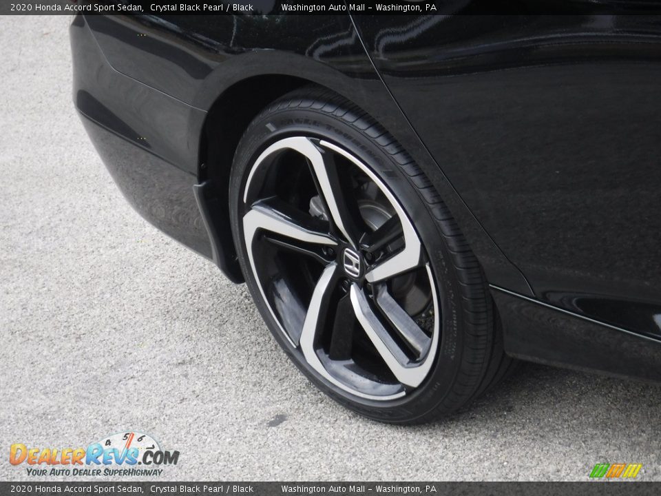 2020 Honda Accord Sport Sedan Crystal Black Pearl / Black Photo #8