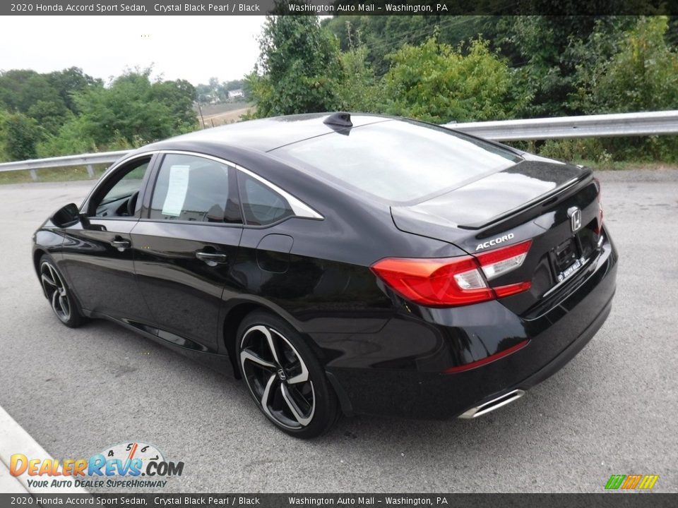 2020 Honda Accord Sport Sedan Crystal Black Pearl / Black Photo #12