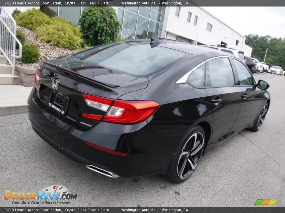 2020 Honda Accord Sport Sedan Crystal Black Pearl / Black Photo #14