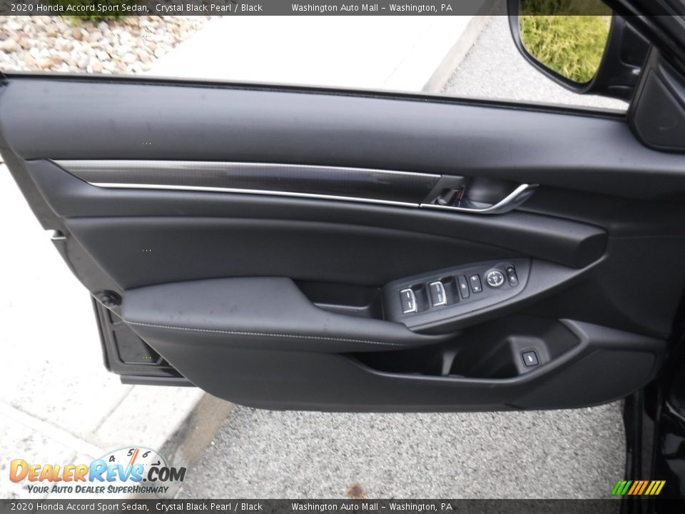2020 Honda Accord Sport Sedan Crystal Black Pearl / Black Photo #16