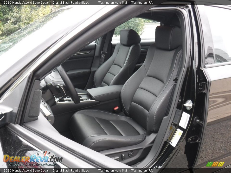 2020 Honda Accord Sport Sedan Crystal Black Pearl / Black Photo #18