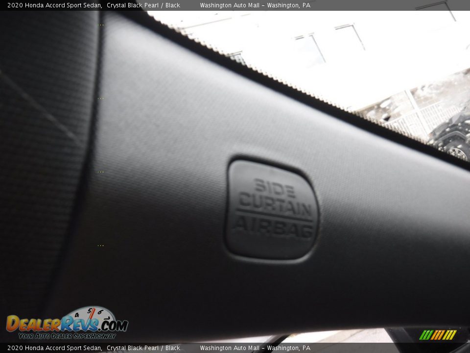2020 Honda Accord Sport Sedan Crystal Black Pearl / Black Photo #20