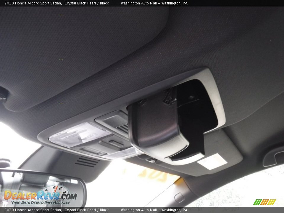 2020 Honda Accord Sport Sedan Crystal Black Pearl / Black Photo #21