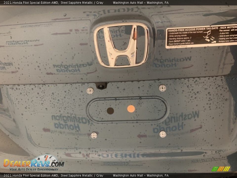 2021 Honda Pilot Special Edition AWD Steel Sapphire Metallic / Gray Photo #35