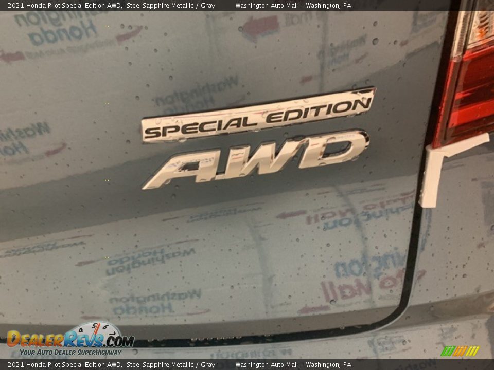 2021 Honda Pilot Special Edition AWD Steel Sapphire Metallic / Gray Photo #36