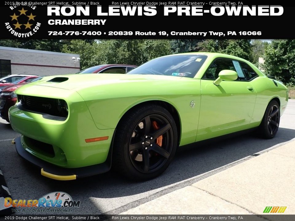 2019 Dodge Challenger SRT Hellcat Sublime / Black Photo #1