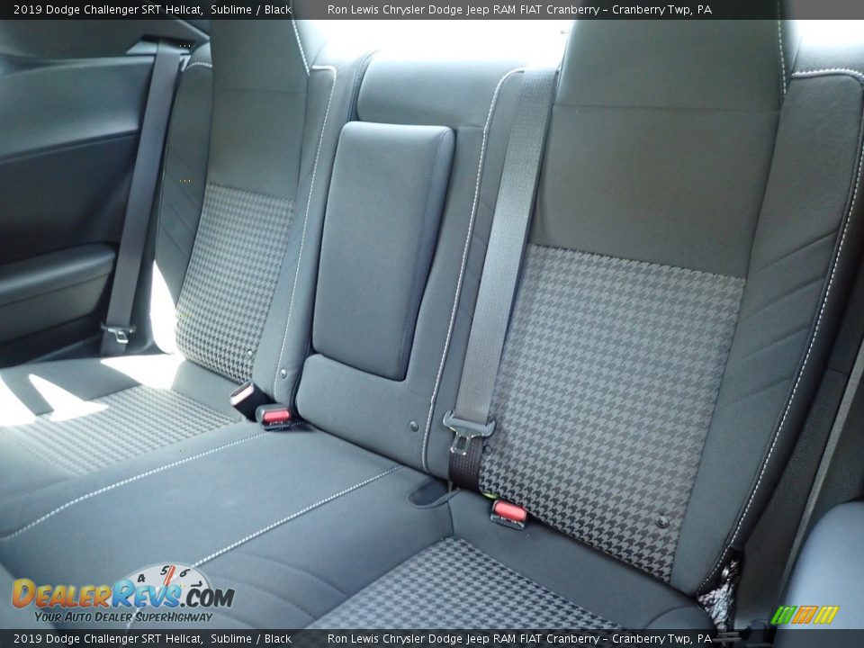 Rear Seat of 2019 Dodge Challenger SRT Hellcat Photo #13