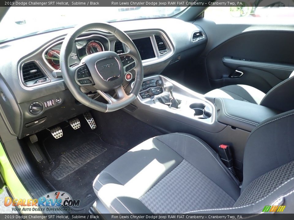 Black Interior - 2019 Dodge Challenger SRT Hellcat Photo #14