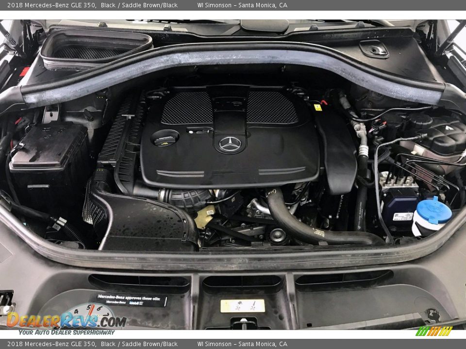 2018 Mercedes-Benz GLE 350 Black / Saddle Brown/Black Photo #9