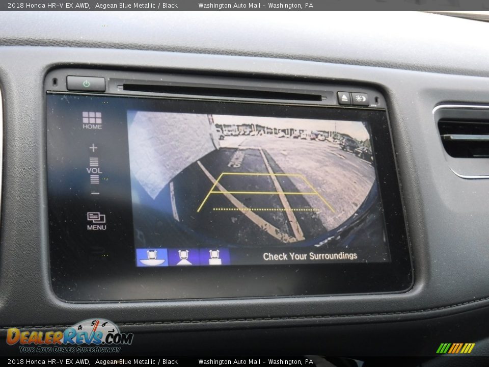 2018 Honda HR-V EX AWD Aegean Blue Metallic / Black Photo #21
