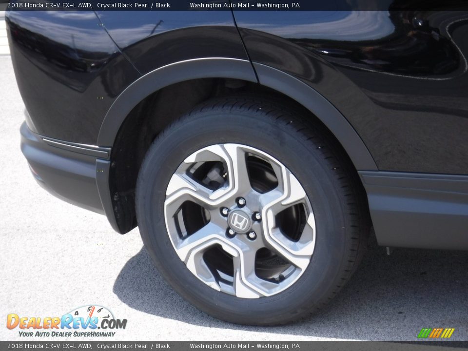 2018 Honda CR-V EX-L AWD Crystal Black Pearl / Black Photo #3