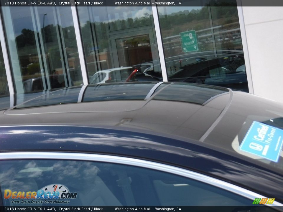 2018 Honda CR-V EX-L AWD Crystal Black Pearl / Black Photo #4