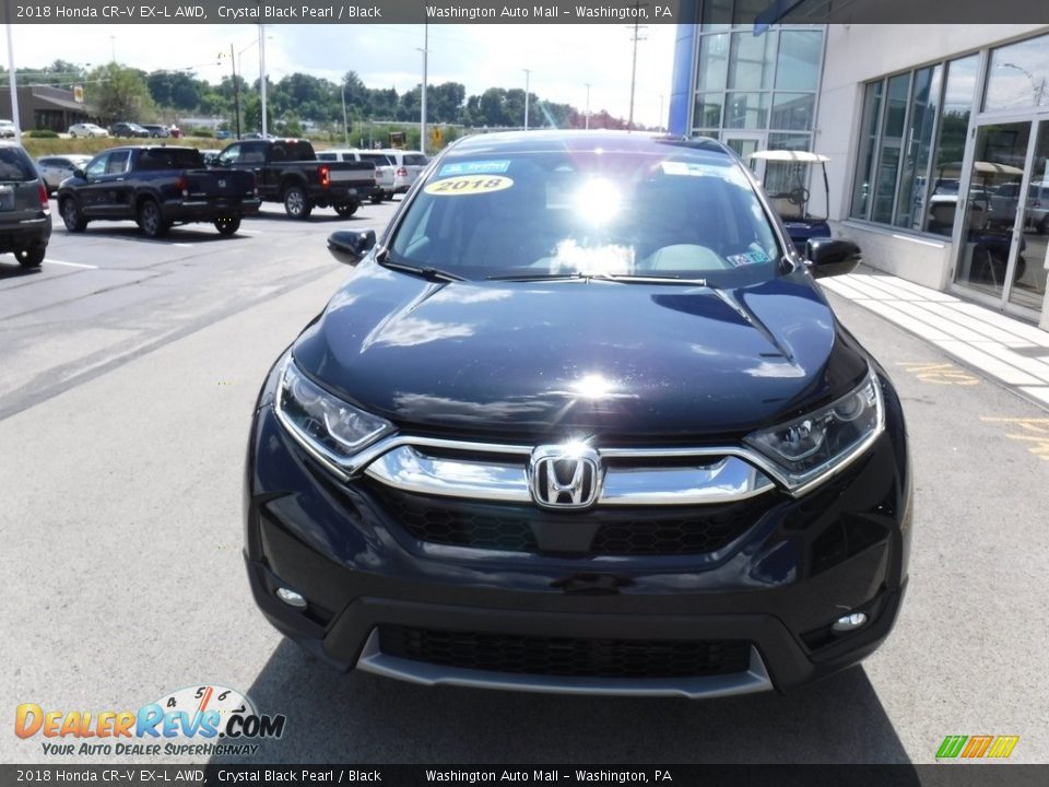 2018 Honda CR-V EX-L AWD Crystal Black Pearl / Black Photo #5