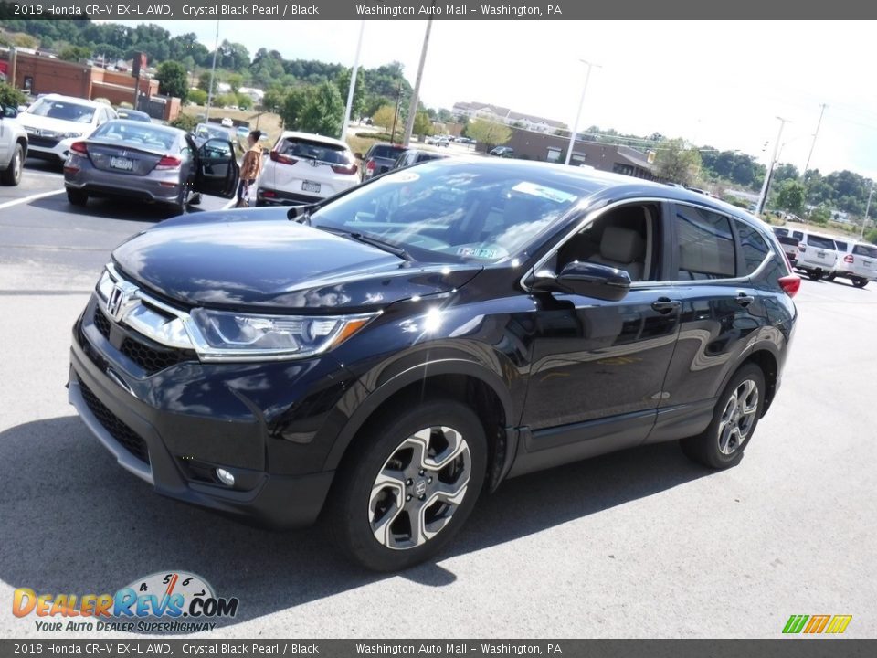2018 Honda CR-V EX-L AWD Crystal Black Pearl / Black Photo #6