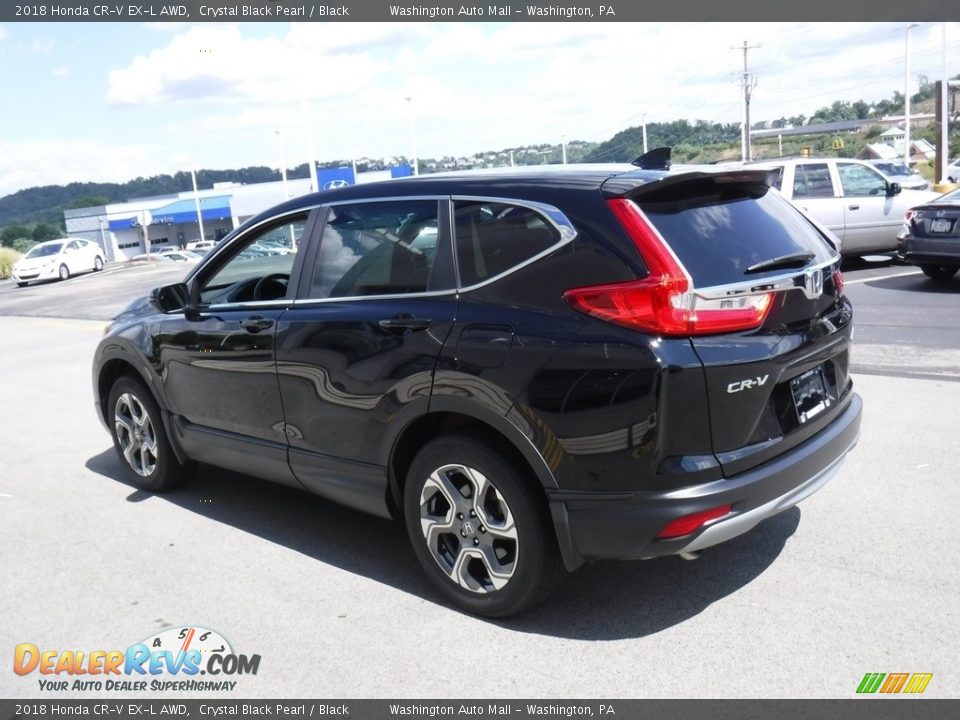 2018 Honda CR-V EX-L AWD Crystal Black Pearl / Black Photo #7