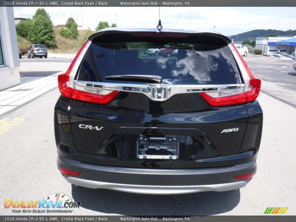 2018 Honda CR-V EX-L AWD Crystal Black Pearl / Black Photo #8