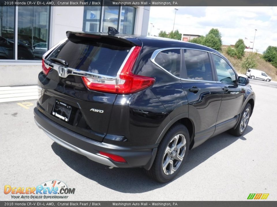 2018 Honda CR-V EX-L AWD Crystal Black Pearl / Black Photo #9