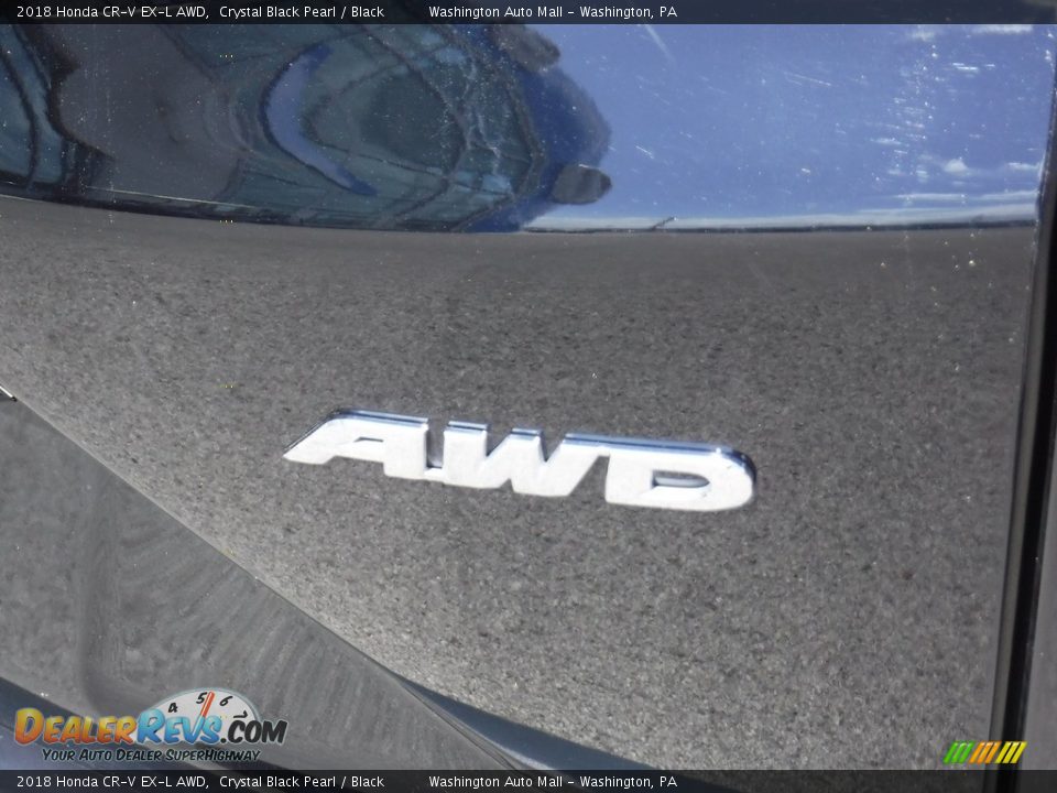 2018 Honda CR-V EX-L AWD Crystal Black Pearl / Black Photo #10