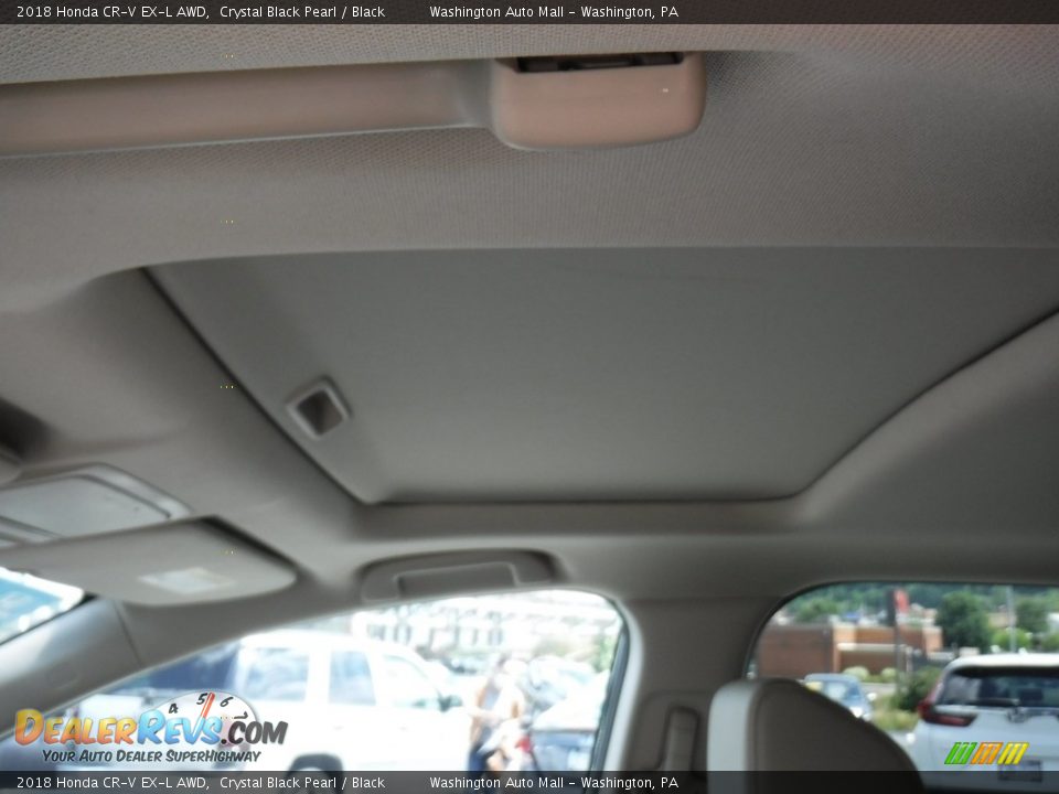 2018 Honda CR-V EX-L AWD Crystal Black Pearl / Black Photo #11
