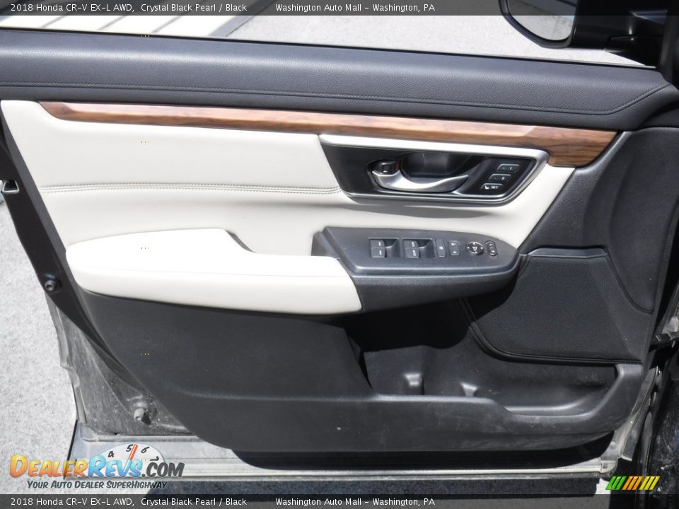 2018 Honda CR-V EX-L AWD Crystal Black Pearl / Black Photo #15