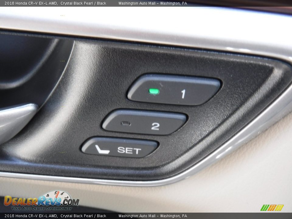 2018 Honda CR-V EX-L AWD Crystal Black Pearl / Black Photo #16