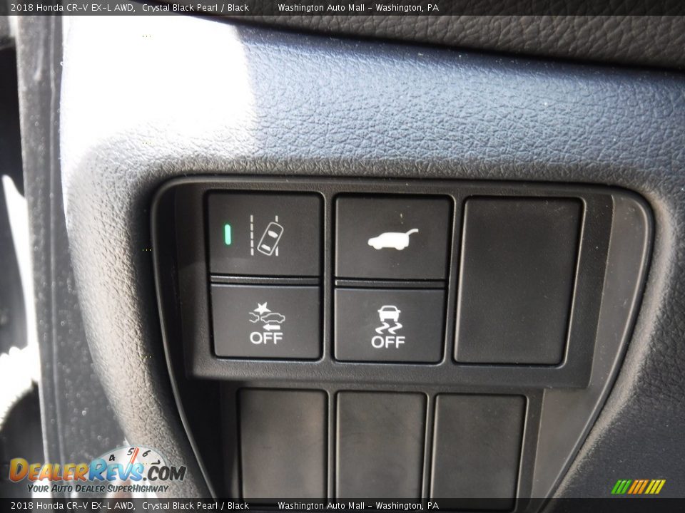 2018 Honda CR-V EX-L AWD Crystal Black Pearl / Black Photo #17