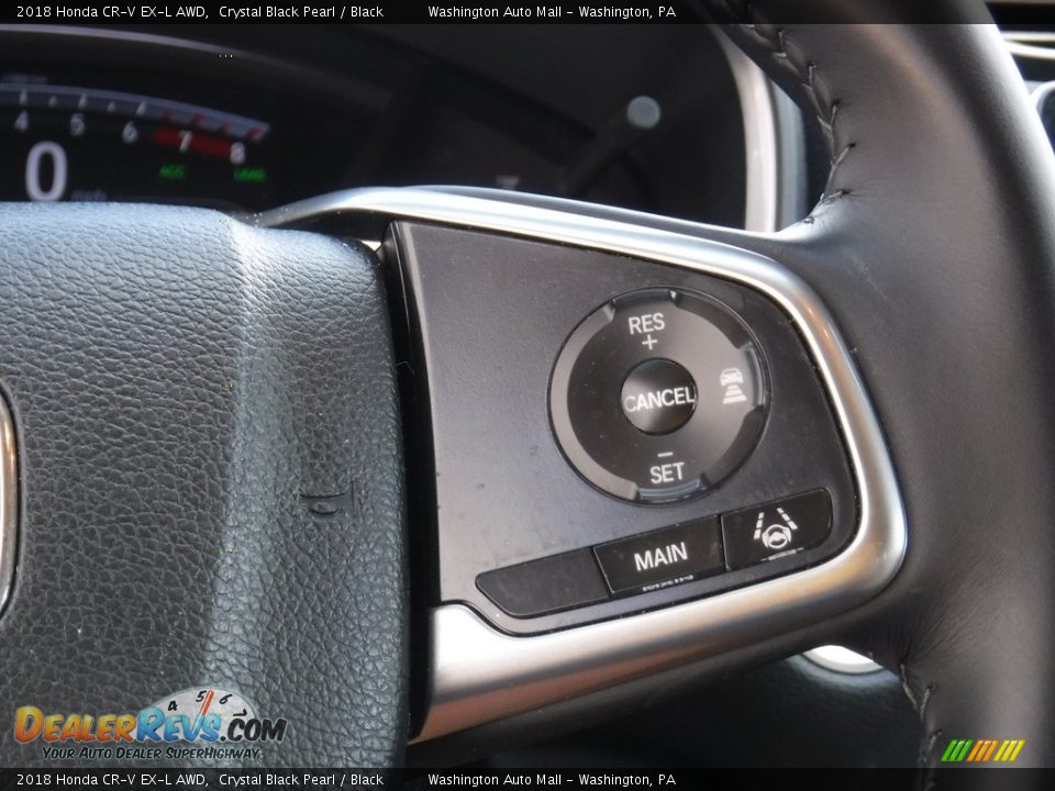 2018 Honda CR-V EX-L AWD Crystal Black Pearl / Black Photo #22