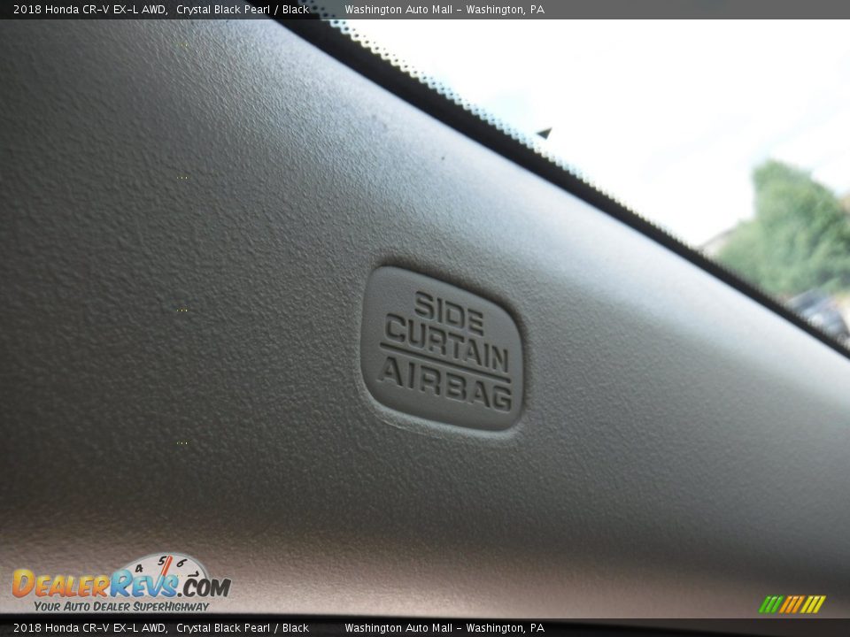 2018 Honda CR-V EX-L AWD Crystal Black Pearl / Black Photo #23